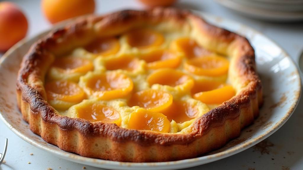 Abricots mûrs prêts à être utilisés pour le clafoutis