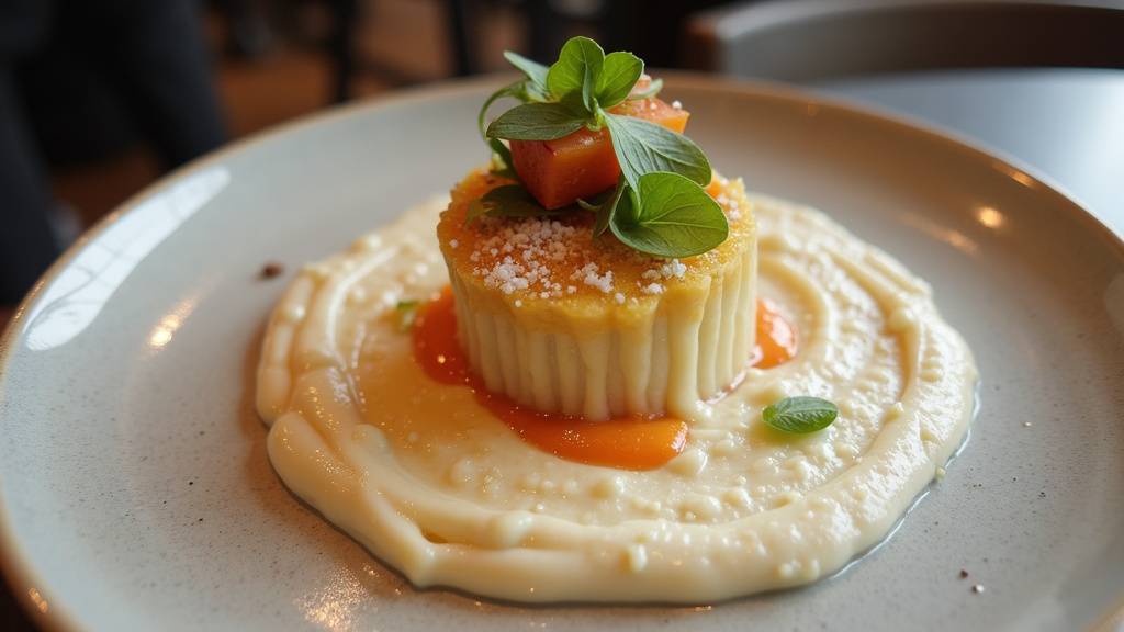 Plat signature du restaurant AM by Alexandre Mazzia