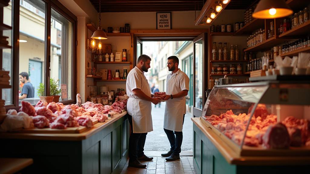 Boucherie Baraka à Grenoble - Enseigne extérieure