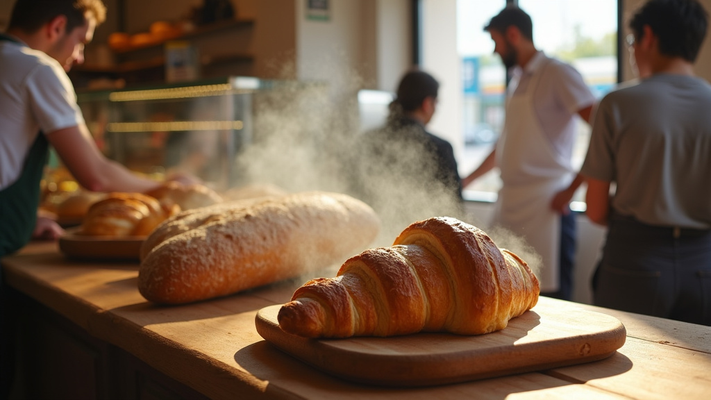 Application mobile montrant les boulangeries ouvertes à Montpellier en temps réel