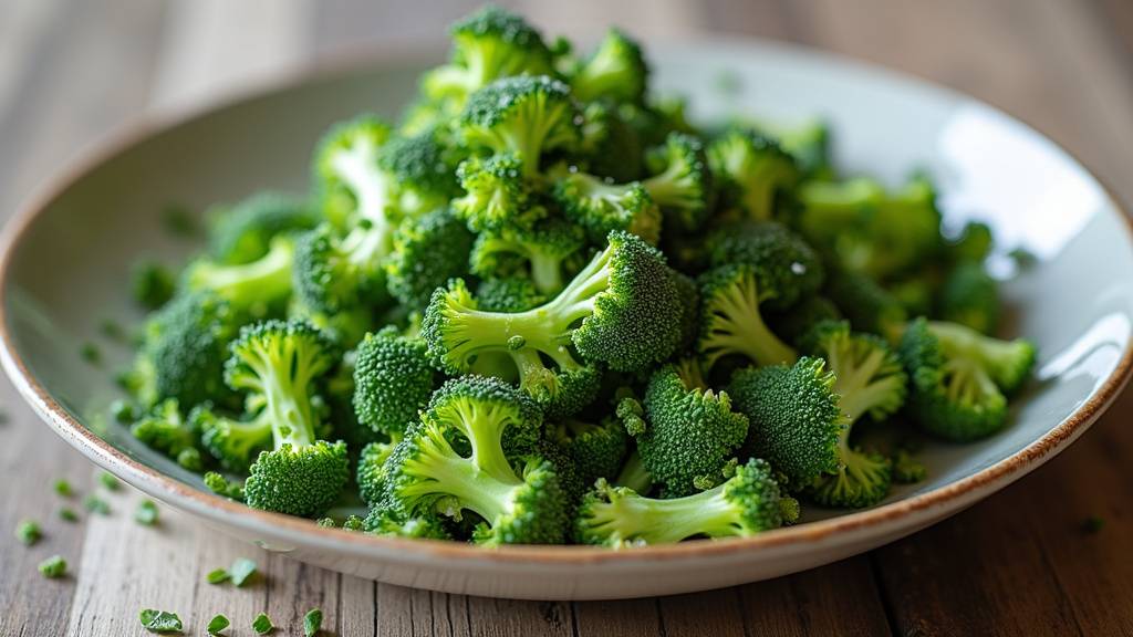 Brocoletti sur les étals d'un marché