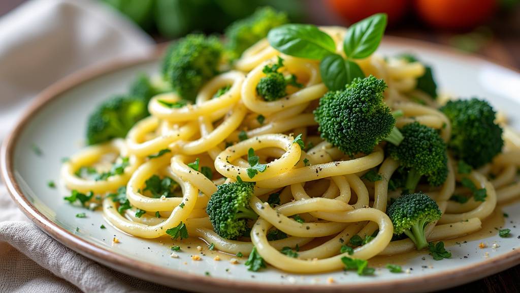 Brocoletti frais sur un plan de travail de cuisine