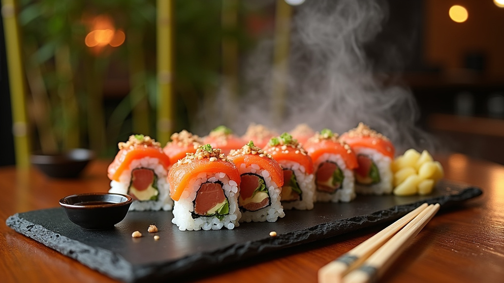 Spécialités thaïlandaises au menu de California Sushi