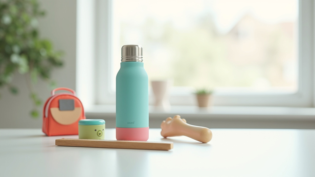 Collection de gourdes isothermes pour enfants avec différents motifs et couleurs