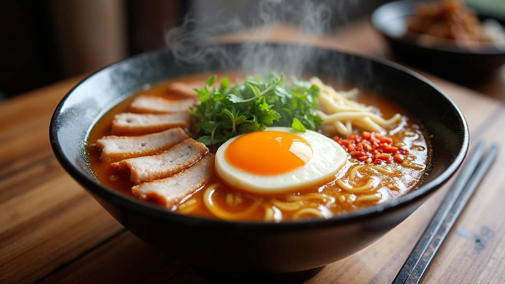 Composants essentiels d'un bol de ramen