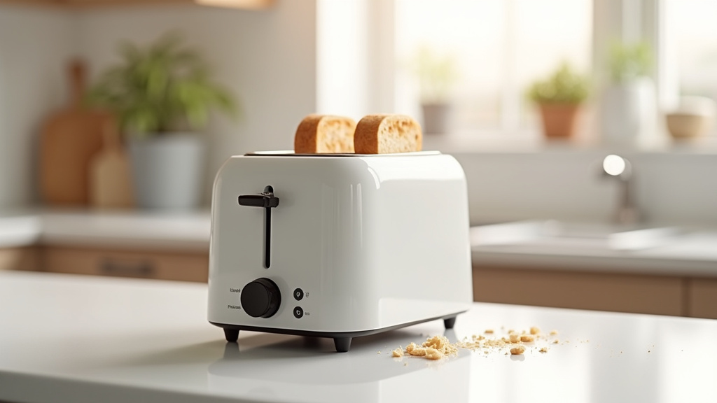 Détail du design soigné d'un grille-pain Philips série 5000