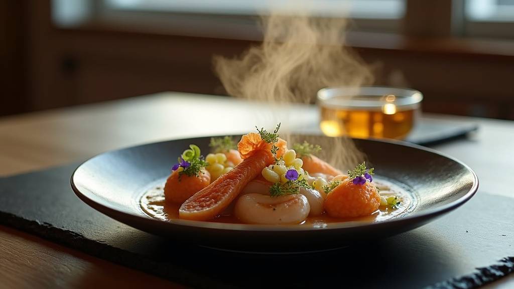 Intérieur du restaurant Hakuba à Paris