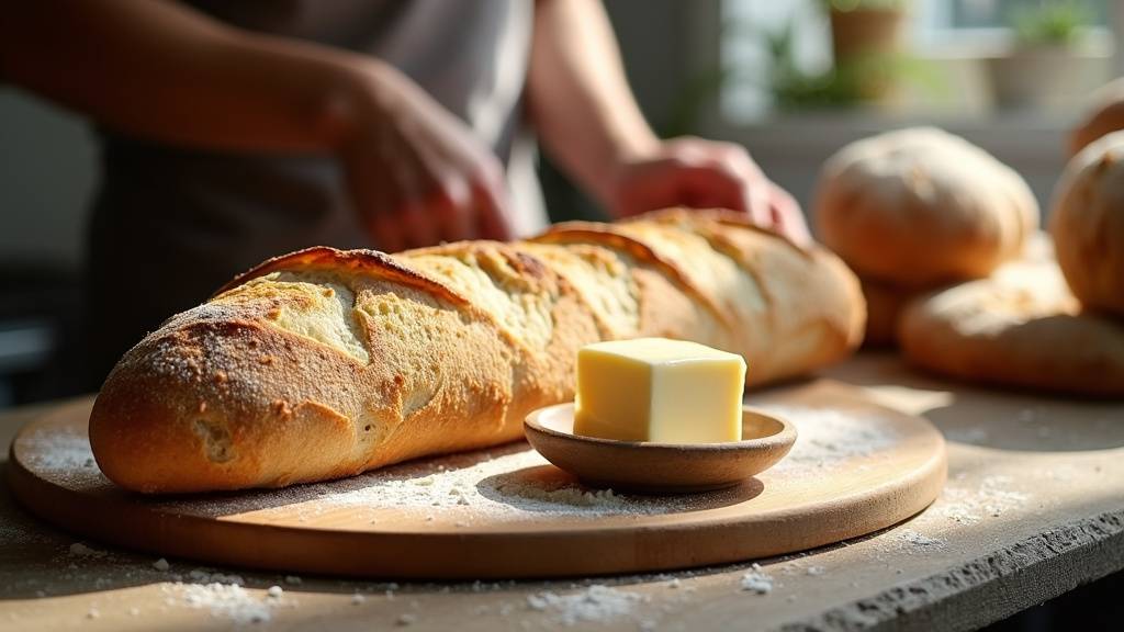 Croissants et pains artisanaux dans une boulangerie bordelaise