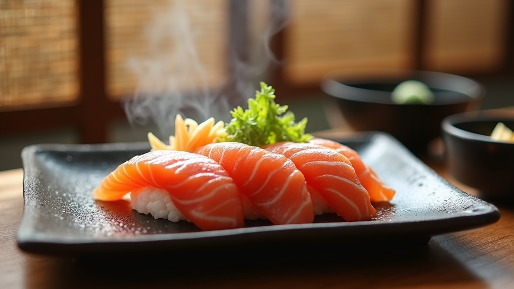 Intérieur du restaurant Hoki Sushi à Paris