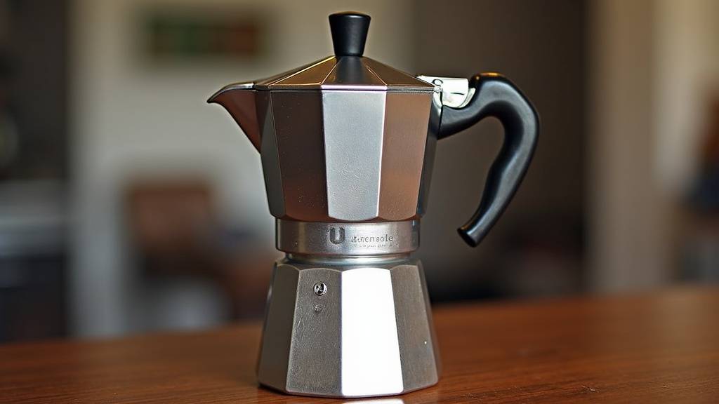 Fonctionnement schématique d'une cafetière italienne