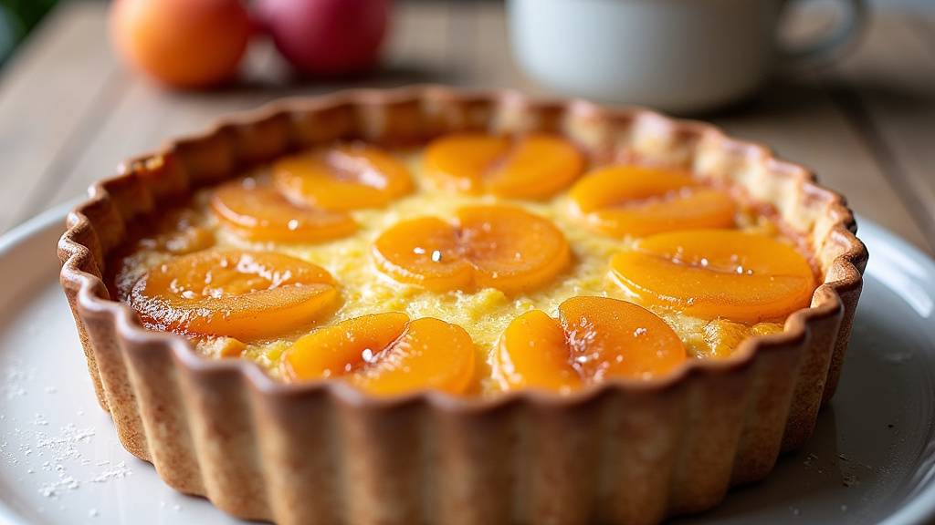 Moule à manqué beurré avec cassonade pour le clafoutis