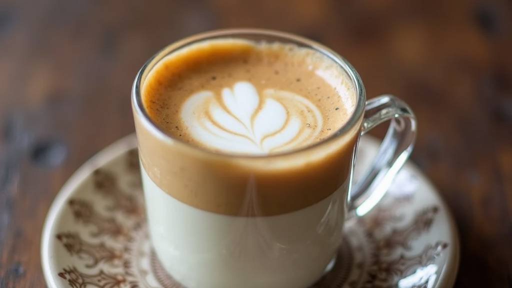 Mousseuse de lait terminée avec une belle mousse prête à être versée