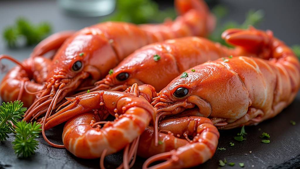 Poissonnerie Leclerc avec bac à homards