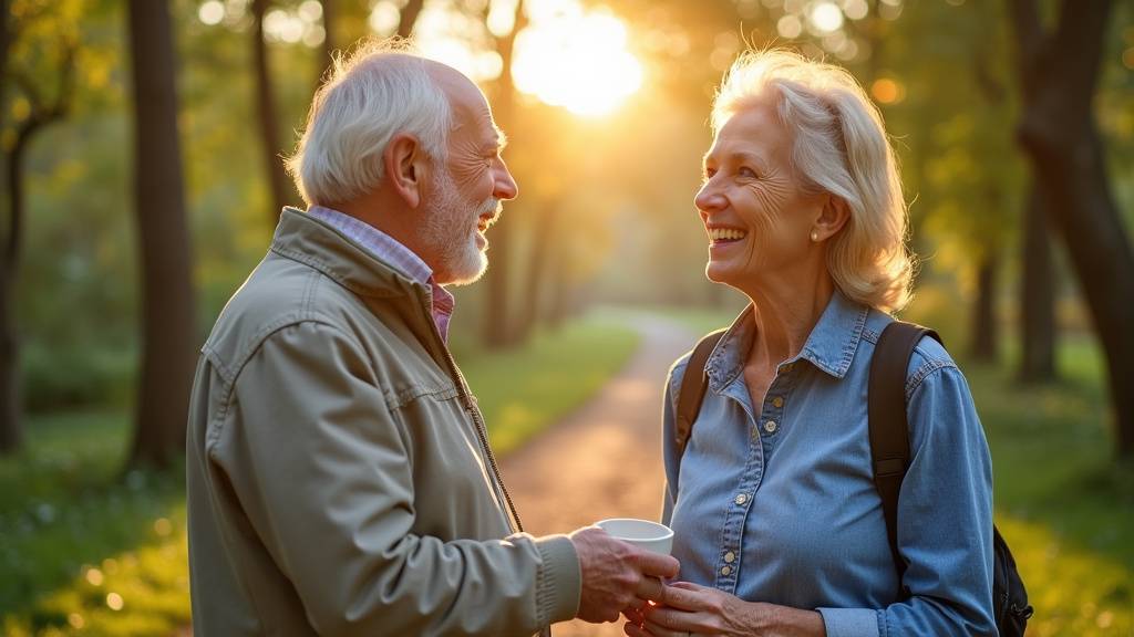 Groupe de seniors riant ensemble lors d'une activité