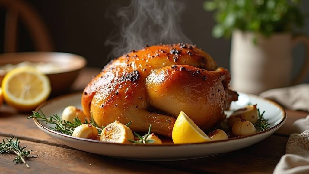 Cuisse de dinde au four dorée et moelleuse