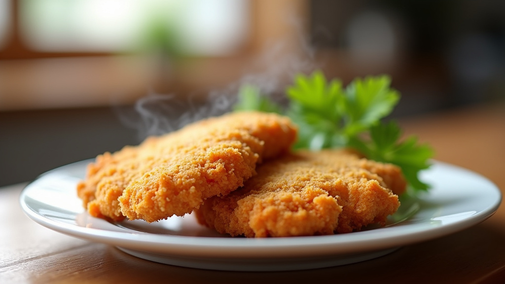 Ingrédients pour préparer un poulet pané maison