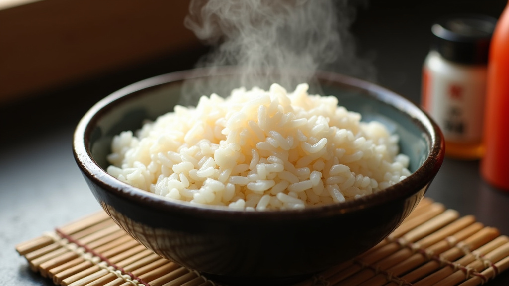 Préparation du sushi su, l'assaisonnement traditionnel du riz à sushi