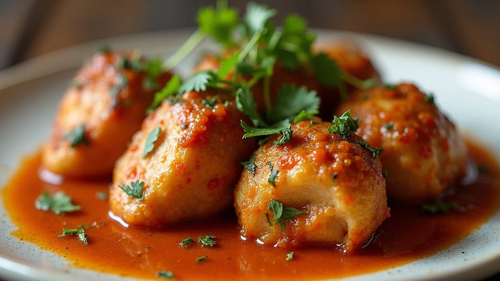 Préparation des samoussas au poulet