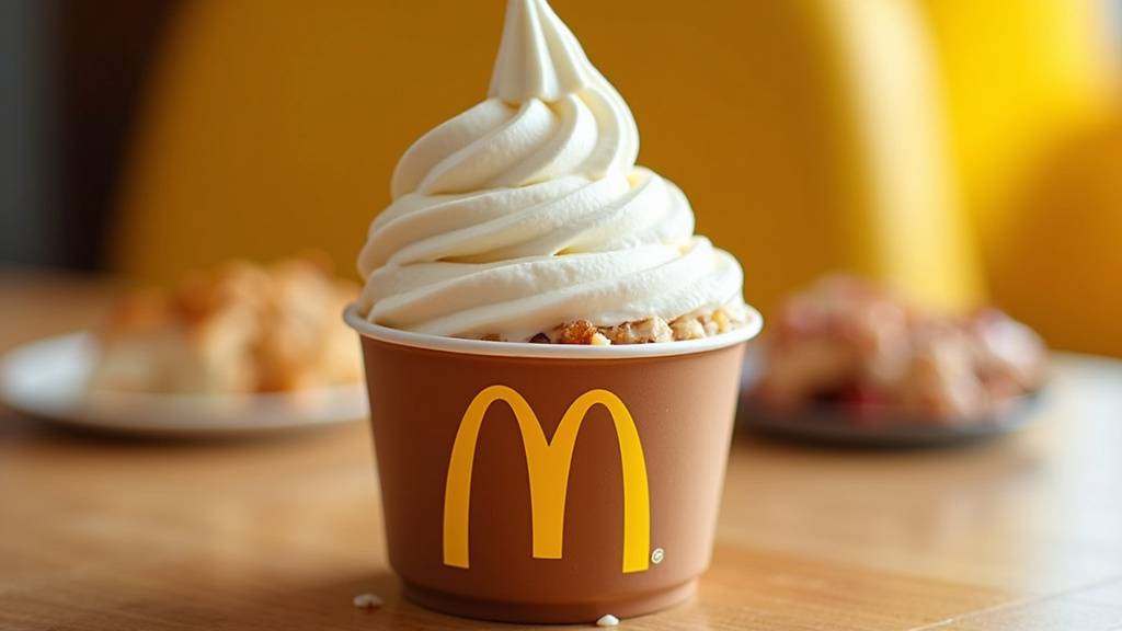 Détail de la composition du Sundae McDonald's