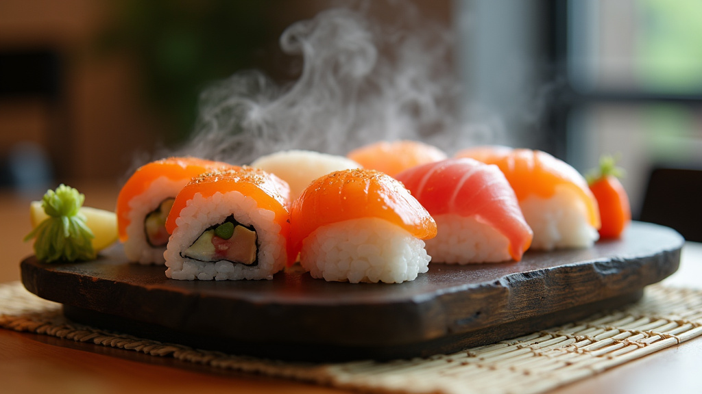 Préparation artisanale de sushis dans un Sushi Avenue