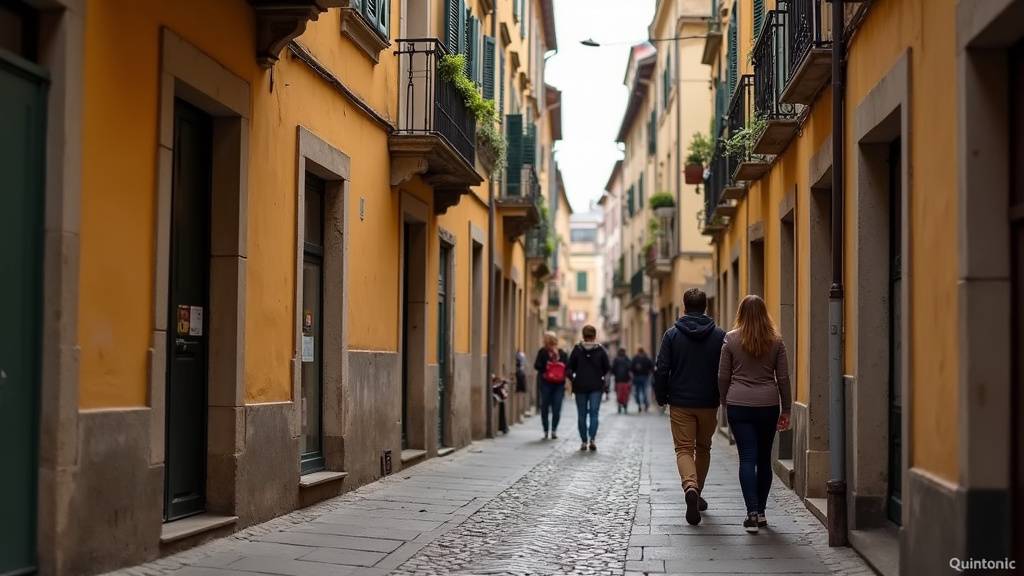 Entrée d'une traboule dans le Vieux Lyon